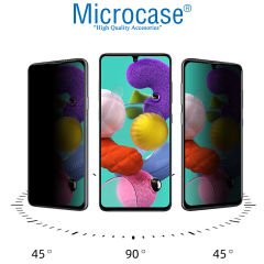 Microcase Samsung Galaxy S23 Plus için Privacy Gizlilik Filtreli Tam Kaplayan Cam Koruma - AL3125