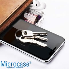 Microcase Samsung Galaxy S23 Plus için Privacy Gizlilik Filtreli Tam Kaplayan Cam Koruma - AL3125