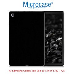 Microcase Samsung Galaxy Tab S5e T720 T725 Silikon Soft Kılıf - Siyah