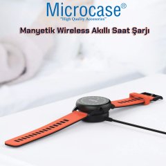 Microcase Samsung Watch 3 41 mm R850 Manyetik USB Şarj Kablosu - AL2414