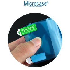 Microcase OnePlus 7 Pro 3D Kavisli Tam Kaplayan Polymer Nano Ekran Koruma - Siyah