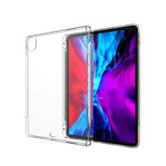 Microcase iPad Pro 11 2021 3.Nesil Kalem Koymalı Silikon Kılıf - Şeffaf