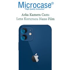 iPhone 12 Mini Kamera Camı Lens Koruyucu Nano Esnek Film