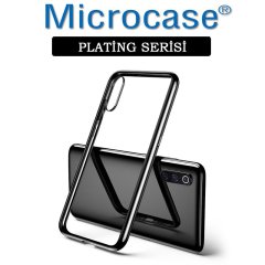 Microcase Xiaomi Redmi 9A Plating Series Soft Silikon Kılıf - Siyah