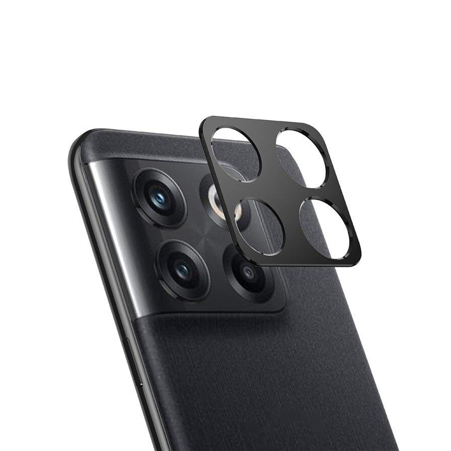 Microcase OnePlus Ace Pro / 11T Kamera Lens Koruma Halkası - Kapalı Tasarım Siyah AL3401