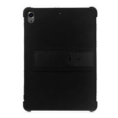 Microcase iPad 10.9 inch 2022 10.Nesil Tablet için Standlı Silikon Kılıf - Siyah AL3309