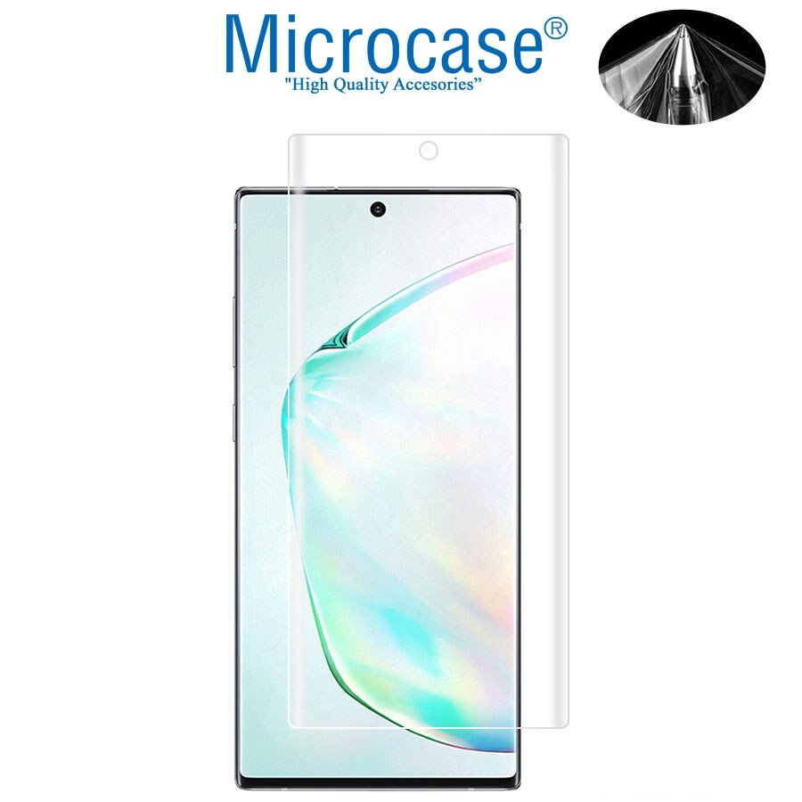 Microcase Samsung Galaxy Note 10 Full Ön Kaplama Koruma Filmi