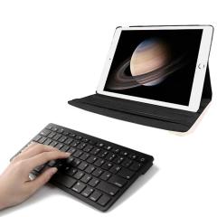 Microcase iPad Pro 12.9 2021 5.Nesil 360 Döner Standlı Kılıf+Bluetooth Klavye