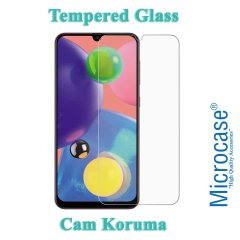 Microcase Samsung Galaxy A70s Tempered Glass Cam Ekran Koruma