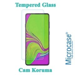 Microcase Samsung Galaxy A90 Tempered Glass Cam Ekran Koruma