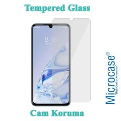 Microcase Xiaomi Mi 9 Pro Tempered Glass Cam Ekran Koruma