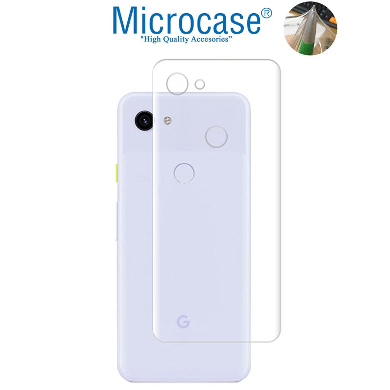 Microcase Google Pixel 3A Full Arka Kaplama Koruma Filmi