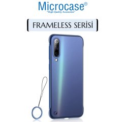 Microcase Xiaomi Mi 9 Pro Frameless Serisi Sert Rubber Kılıf - Mavi