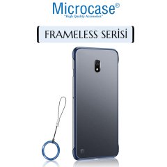 Microcase Xiaomi Redmi 8A Frameless Serisi Sert Rubber Kılıf - Mavi