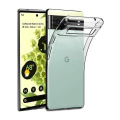 Microcase Google Pixel 6a Slim Serisi Soft TPU Silikon Kılıf - Şeffaf