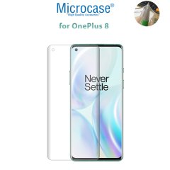 Microcase OnePlus 8 Full Ön Kaplama TPU Soft Koruma Filmi