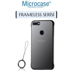 Microcase Oppo A5S - Oppo AX7 Frameless Serisi Sert Rubber Kılıf - Siyah