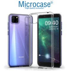 Microcase Huawei Y5p - Honor 9S 0.2 mm İnce Soft Silikon Kılıf - Şeffaf