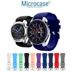 Microcase Samsung Galaxy Watch 46 mm için Silikon Kordon Kayış - KY7