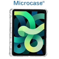 Microcase iPad Pro 12.9'' M2 2022 Kalem Koymalı Silikon Kılıf - Şeffaf AL3306