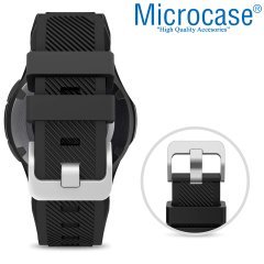Microcase Samsung Galaxy Watch 3 45 mm için Silikon Kordon Kayış - KY7