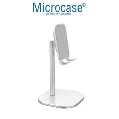 Microcase Masaüstü Standlı Telefon ve Tablet Tutucu - Gümüş Renk - AL2536