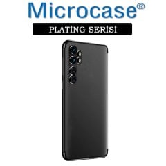 Microcase Xiaomi Mi Note 10 Lite Plating Series Soft Silikon Kılıf - Siyah