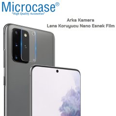 Microcase Samsung Galaxy S20 Plus Kamera Camı Lens Koruyucu Nano Esnek Film