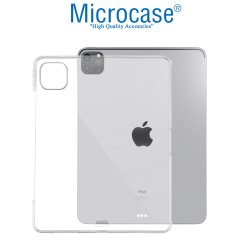 Microcase iPad Pro 2.Nesil 11 inch 2020 Kablosuz Şarj Uyumlu Silikon Tpu Soft Kılıf - Şeffaf