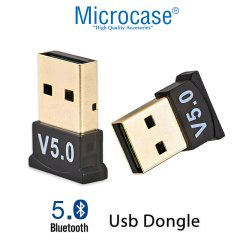 Microcase Mini v5.0 USB Bluetooth Dongle 5.0 Bluetooth Adaptör - Model : AL2392