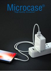 iPhone iPad Lightning USB Şarj ve Data Kablosu - 2 Metre Beyaz