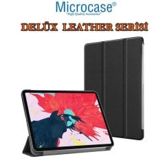 Microcase iPad Pro 11 2020 Delüx Leather Serisi Standlı Kılıf Siyah