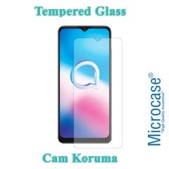 Alcatel 3X 2020 Tempered Glass Cam Ekran Koruyucu