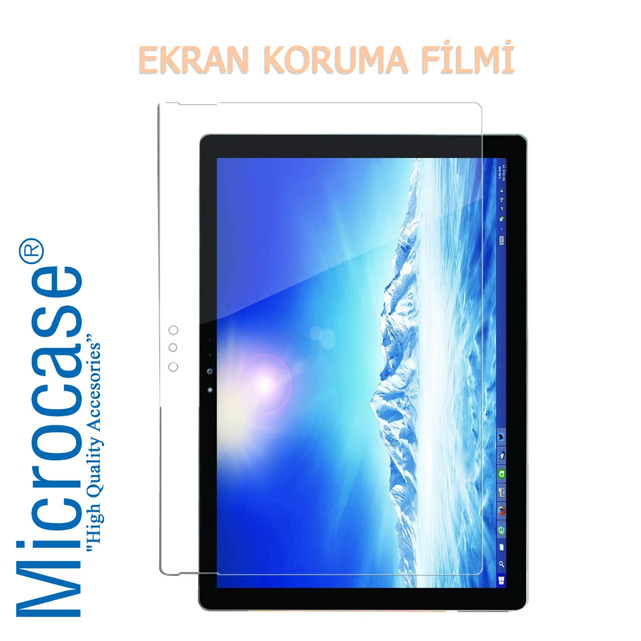 Microcase Microsoft Surface 3 10.8 inch Tablet Ekran Koruma Filmi