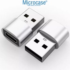 Microcase 2.4A Type-C to USB Çevirici Adaptör - AL2947