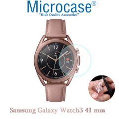 Microcase Samsung Galaxy Watch3 41 mm Nano Glass Esnek Cam Ekran Koruma Filmi