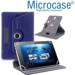 Microcase Huawei MatePad T8 8 inch Tablet Universal Döner Standlı Kılıf - Lacivert