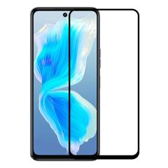 Microcase Tecno Camon 18P Tam Kaplayan Çerçeveli Cam Koruma - Siyah