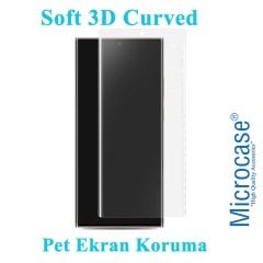 Microcase Samsung Galaxy Note 20 Ultra Full Ekran Koruma Curved 3D Pet Film