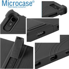 Microcase Lenovo Tab P11 2. Nesil 11.5 inch Tablet için Standlı Silikon Kılıf - AL3309
