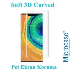 Microcase Huawei Mate 30 Pro Full Ekran Koruma Curved 3D Pet Film