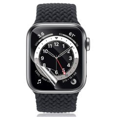 Microcase Apple Watch SE 2022 44 mm Diamond Serisi Parmak İzi Bırakmayan TPU Ekran Koruma Filmi - Şeffaf
