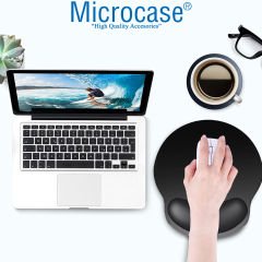 Microcase DS104 Kaydırmaz Silikon Tabanlı Fil Baskılı Bilek Destekli Mouse Pad 22x25cm - AL3825