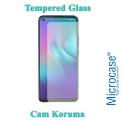 Microcase Tecno Camon 12 Air Tempered Glass Cam Ekran Koruma