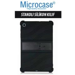 Microcase Samsung Galaxy Tab S6 Lite SM-P610 P610 10.4 inch Tablet Standlı Silikon Kılıf - Siyah