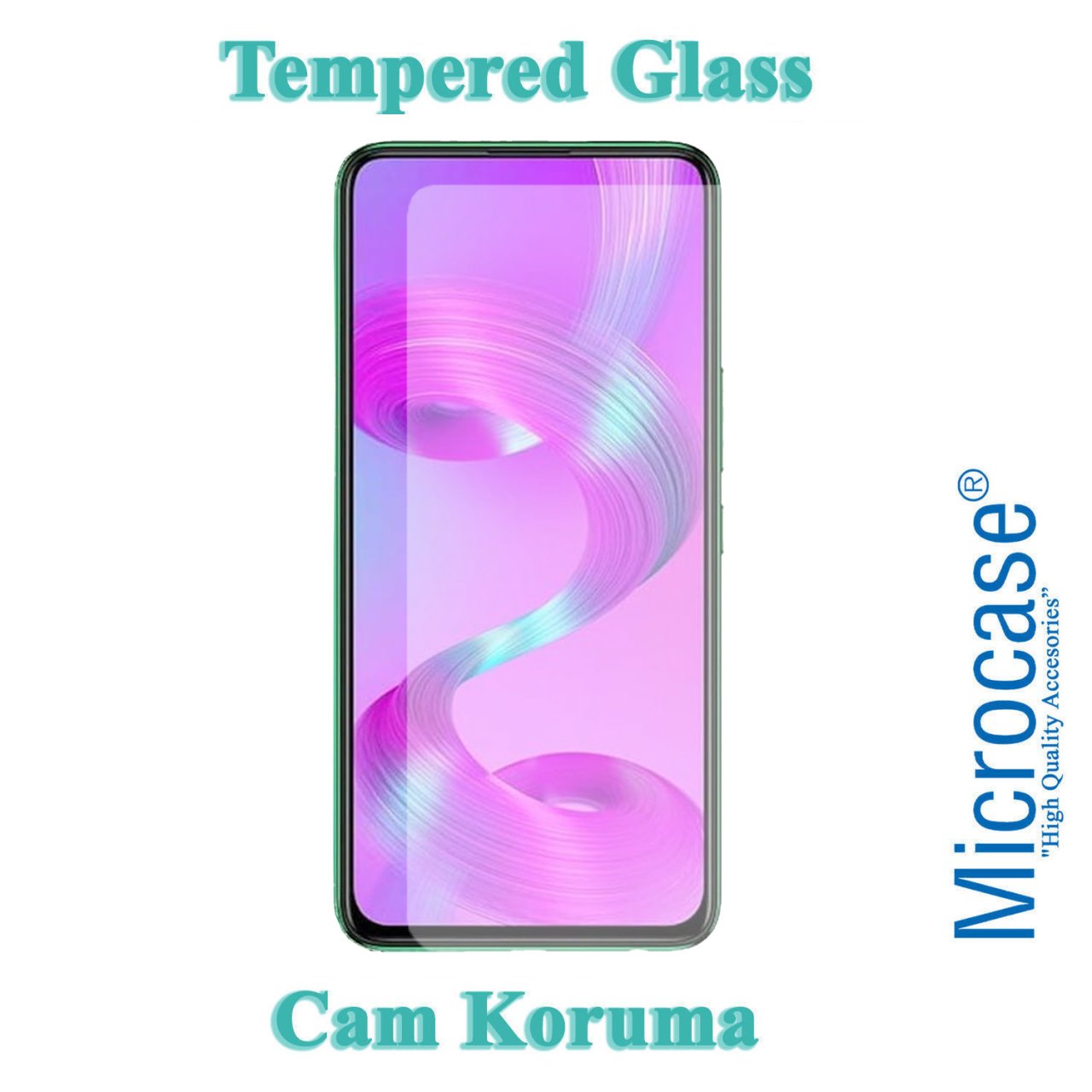 Microcase İnfinix S5 Pro / X660C Tempered Glass Cam Ekran Koruma