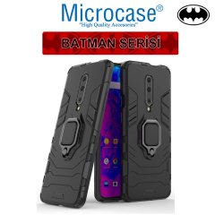 Microcase OnePlus 7 Pro Batman Serisi Yüzük Standlı Armor Kılıf