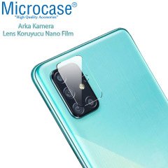 Microcase Samsung Galaxy A51 Kamera Camı Lens Koruyucu Nano Esnek Film