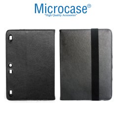 Microcase Lenovo Tab 2 A10-70 Alfa Book Case PU Deri Standlı Kılıf - Siyah