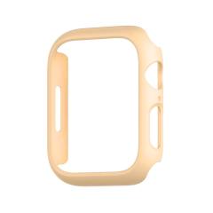 Microcase Apple Watch 7 45 mm Önü Açık Sert Plastik Kılıf - Şeftali KN03